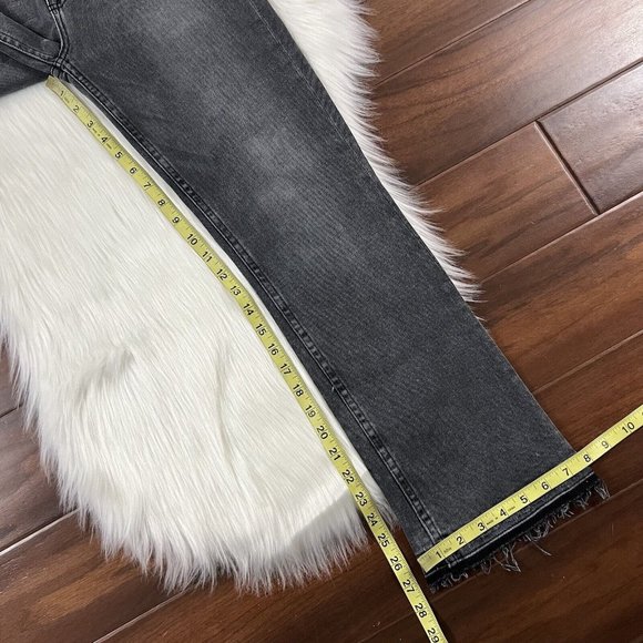 NoEnd Size 25 Gray Philly Farrah Kick Flare Denim Jeans - Picture 6 of 11